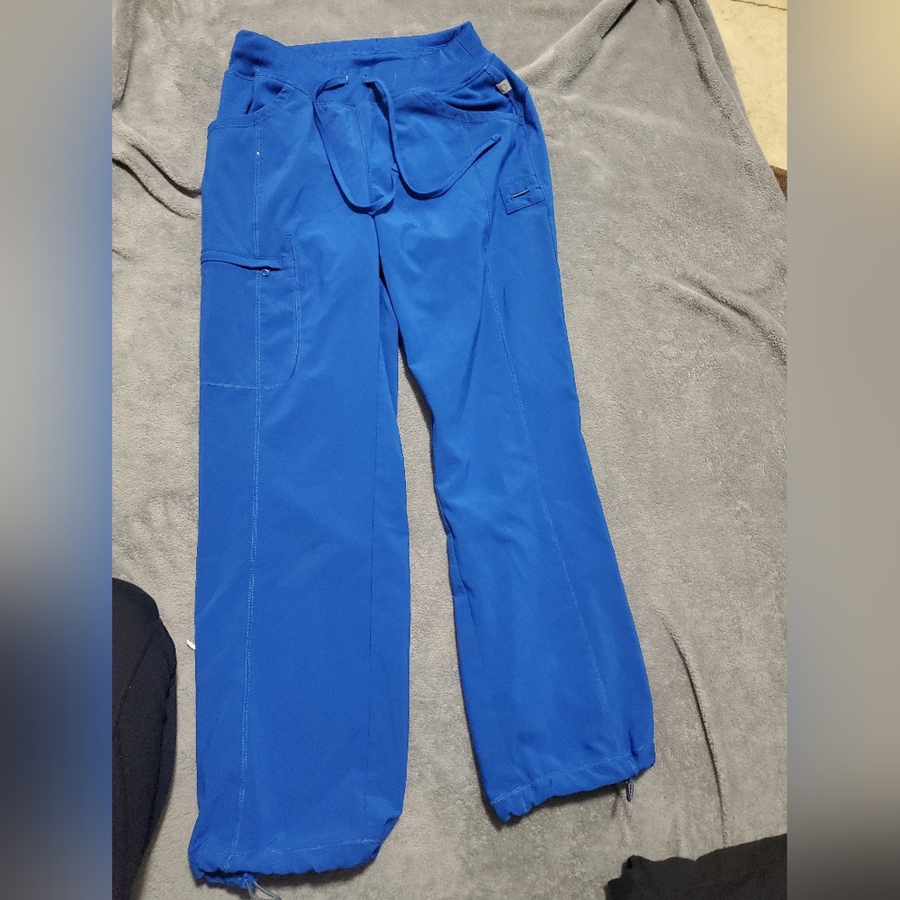 Royal blue scrub pants